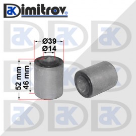 Тампон Ø 14 х Ø 39 х 52 / 46 mm